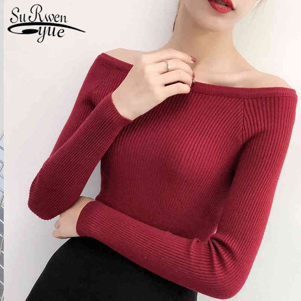 sueter mujer invierno blusa de frio feminina women sweaters and pullovers slash neck winter clothes women sweaters 5043 50 210417, White;black
sueter mujer invierno blusa de frio feminina women sweaters and pullovers slash neck winter clothes women sweaters 5043 50 210417, White;black