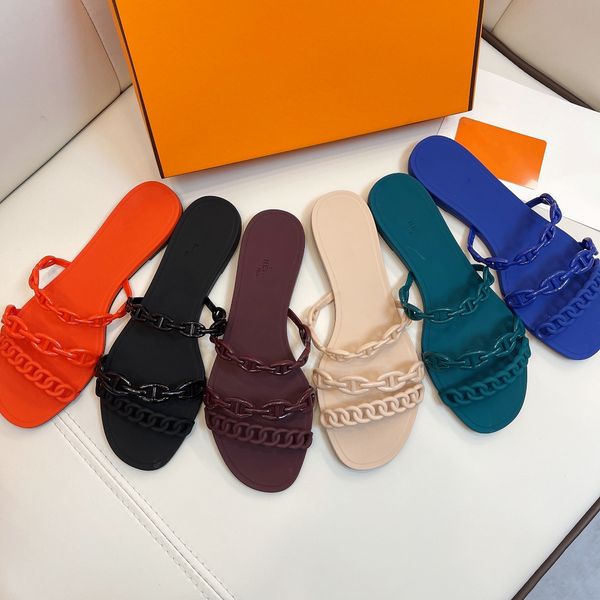 fashion pure color slippers hollow out chains daily home comfort flat soled shoes scuffs easy to wear summer beach travel leisure designer s, Black
fashion pure color slippers hollow out chains daily home comfort flat soled shoes scuffs easy to wear summer beach travel leisure designer s, Black