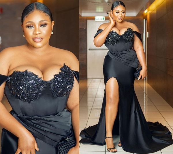 2021 plus size arabic aso ebi mermaid black prom dresses lace high split evening formal party second reception bridesmaid gowns dress zj505
2021 plus size arabic aso ebi mermaid black prom dresses lace high split evening formal party second reception bridesmaid gowns dress zj505