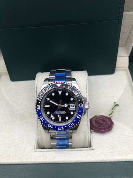 with original box papers 8 color gmt steel ceramic black blue 116710blnr 116710 40mm 26710blro 116710blnr asia 2813 automatic mens watch, Slivery;brown
with original box papers 8 color gmt steel ceramic black blue 116710blnr 116710 40mm 26710blro 116710blnr asia 2813 automatic mens watch, Slivery;brown