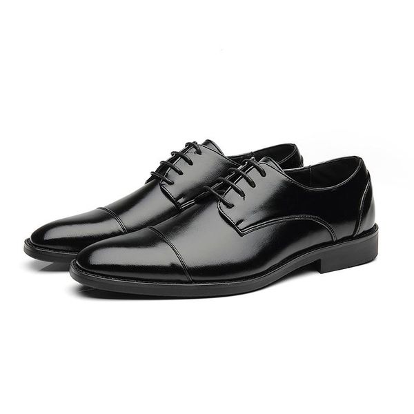 wedding party shoes business casual leather office men formal luxury breathable oxfords big size dress, Black
wedding party shoes business casual leather office men formal luxury breathable oxfords big size dress, Black