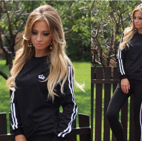 women two piece set black gym casual tracksuit pullover trousers joggers suit party club sets sleep
women two piece set black gym casual tracksuit pullover trousers joggers suit party club sets sleep