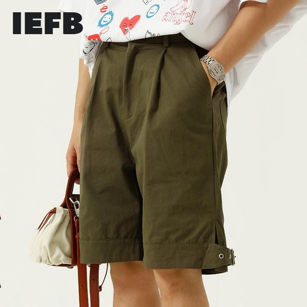 men's shorts iefb wide leg 2021 summer korean style loose straight trend black white green casual suit 9y7930, White;black
men's shorts iefb wide leg 2021 summer korean style loose straight trend black white green casual suit 9y7930, White;black