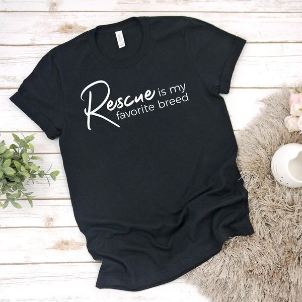 women's t-shirt rescue is my favorite breed letter printed crew neck 100% cottom short sleeve tees plus size t shirts 3xl, White
women's t-shirt rescue is my favorite breed letter printed crew neck 100% cottom short sleeve tees plus size t shirts 3xl, White