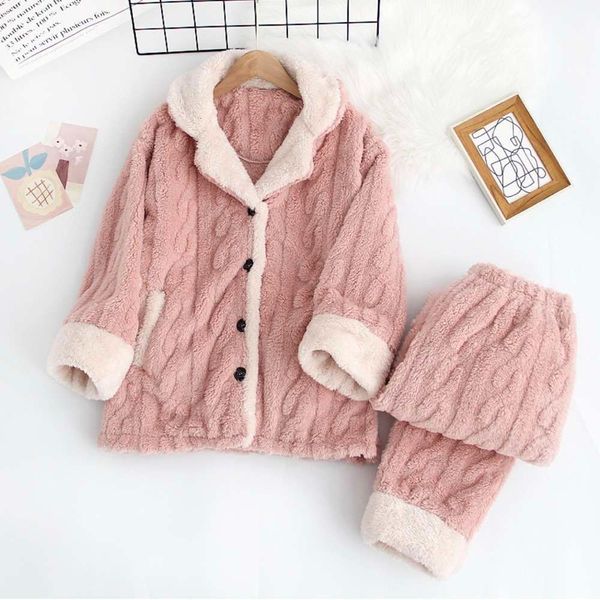 women's sleepwear pijama mujer invierno women winter flannel pajamas thickened coral plush warm long sleeve trousers home wear set w122, Black;red
women's sleepwear pijama mujer invierno women winter flannel pajamas thickened coral plush warm long sleeve trousers home wear set w122, Black;red
