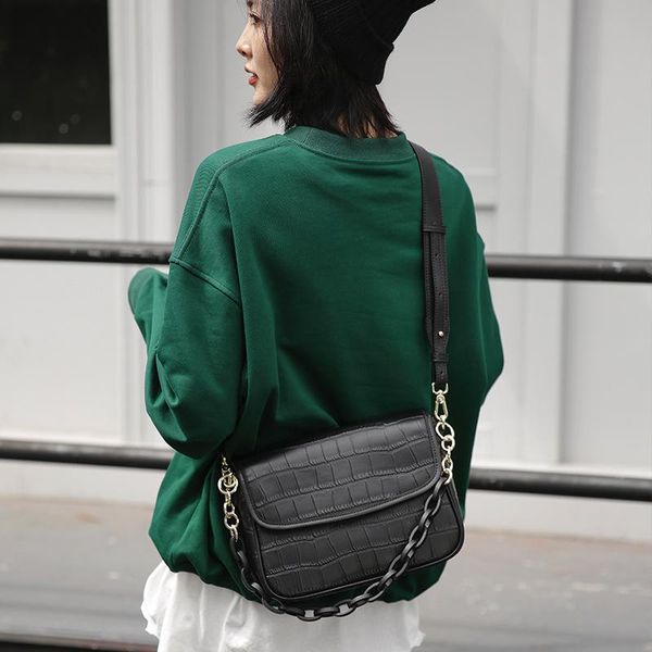 spring and summer 2021 chain square bag temperament crocodile leather fashion design sense one shoulder messenger for evening bags
spring and summer 2021 chain square bag temperament crocodile leather fashion design sense one shoulder messenger for evening bags