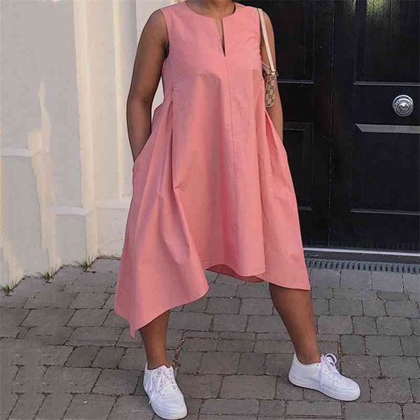 pink dress for women clothing summer asymmetrical loose fashion high street wear vestidos dresses midi wholesale bulks 210510, Black;gray
pink dress for women clothing summer asymmetrical loose fashion high street wear vestidos dresses midi wholesale bulks 210510, Black;gray
