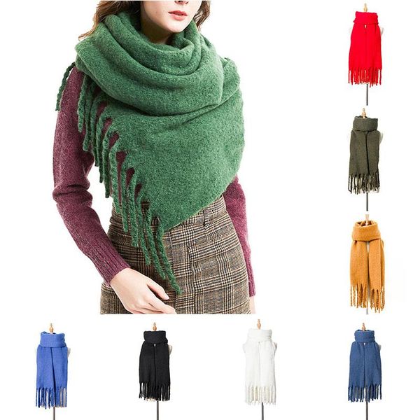 scarves warm solid color thickening long scarf classic soft female shawl lady wraps polyester comfortable, Blue;gray
scarves warm solid color thickening long scarf classic soft female shawl lady wraps polyester comfortable, Blue;gray
