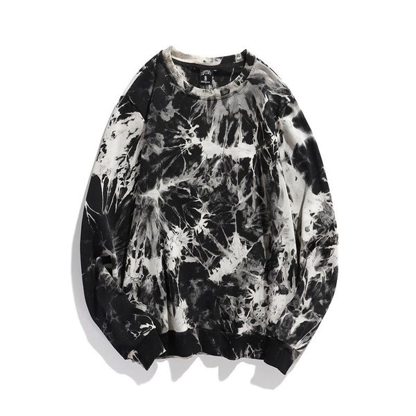 men's hoodies & sweatshirts tie-dye men crewneck long sleeve oversized japanese harajuku streetwear male plus fleece sweatshirt, Black
men's hoodies & sweatshirts tie-dye men crewneck long sleeve oversized japanese harajuku streetwear male plus fleece sweatshirt, Black