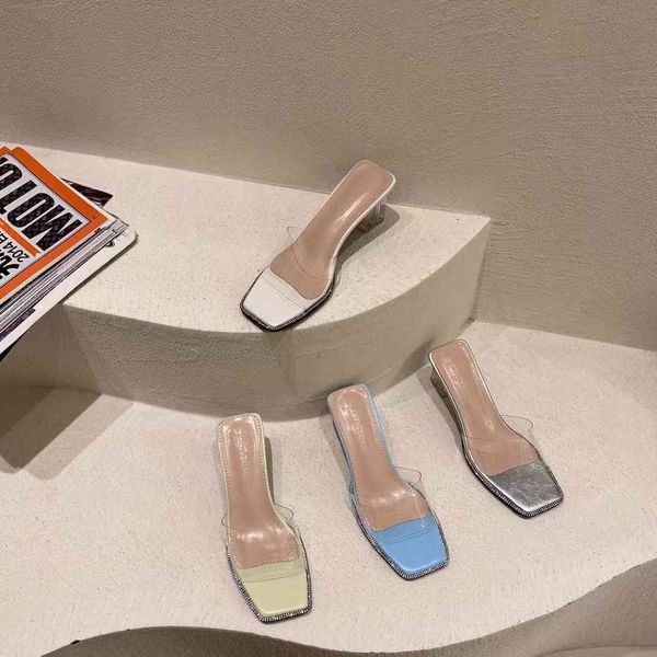 sandals pvc transparent women slippers open toe fashion slides clear thick high heels party pumps yellow silver blue white mules tpot, Black
sandals pvc transparent women slippers open toe fashion slides clear thick high heels party pumps yellow silver blue white mules tpot, Black
