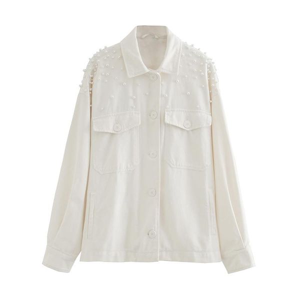 women's jackets rr casual turn down collar women fashion artificial pearl white coats elegant pockets female ladies go, Black;brown
women's jackets rr casual turn down collar women fashion artificial pearl white coats elegant pockets female ladies go, Black;brown