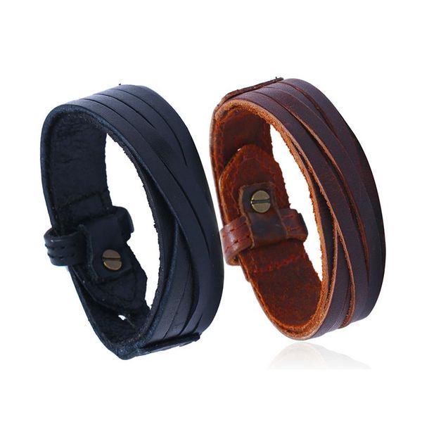 wrap bracelet layer crafts jewelry punk men bangle vintage genuine leather strap accessories pulsera hombre charm bracelets, Golden;silver
wrap bracelet layer crafts jewelry punk men bangle vintage genuine leather strap accessories pulsera hombre charm bracelets, Golden;silver