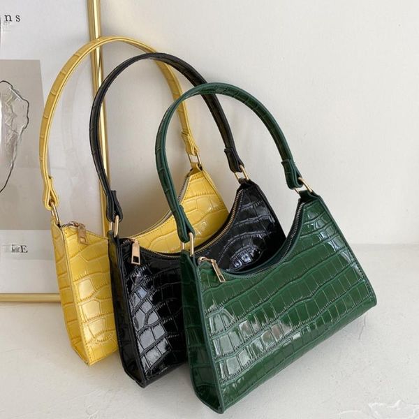 evening bags fashion pu leather women hobos underarm bag crocodile pattern ladies small shoulder bright colors female purse handbags
evening bags fashion pu leather women hobos underarm bag crocodile pattern ladies small shoulder bright colors female purse handbags
