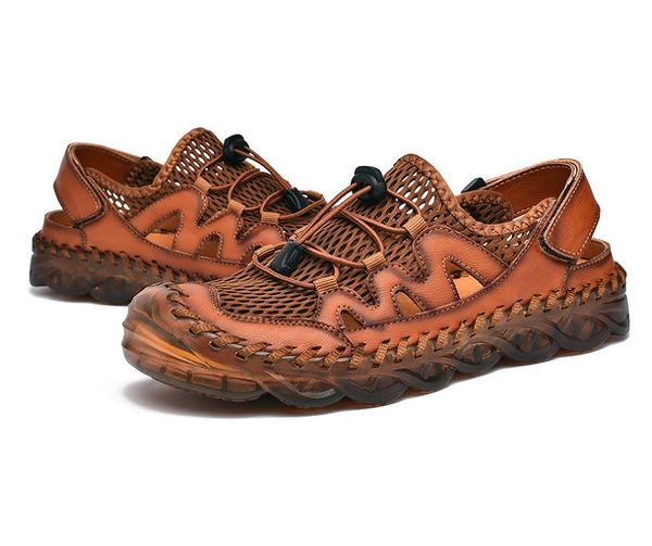 big size genuine leather men sandals summer shoes beach for boys fashion outdoor casual sneakers, Black
big size genuine leather men sandals summer shoes beach for boys fashion outdoor casual sneakers, Black