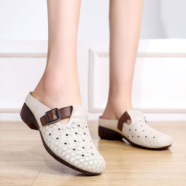 sandals elegant ladies shoes women spring genuine leather buckle strap square high heels hollow out zapatos de mujer 2021, Black
sandals elegant ladies shoes women spring genuine leather buckle strap square high heels hollow out zapatos de mujer 2021, Black