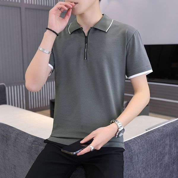 polo shirt men's short-sleeved t-shirt lapel 2021 summer new trend tide brand clothes half-sleeved men's compassionate, White;black
polo shirt men's short-sleeved t-shirt lapel 2021 summer new trend tide brand clothes half-sleeved men's compassionate, White;black
