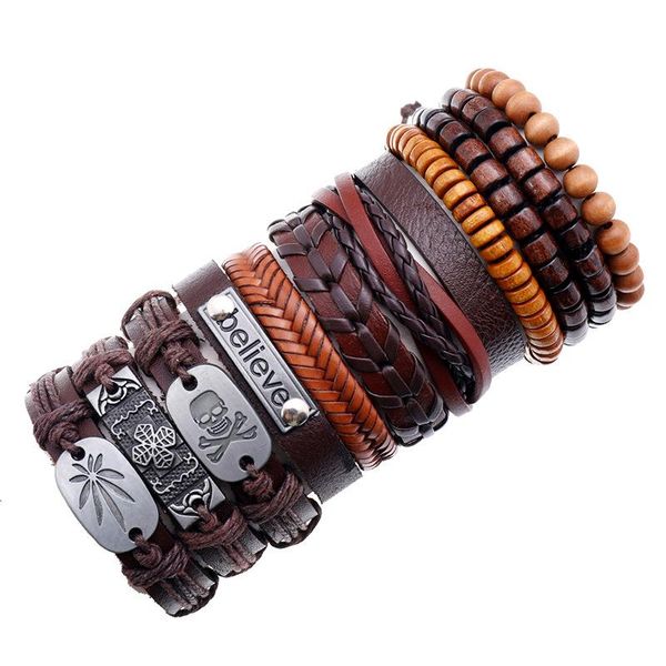 charm bracelets set of 12 pieces for men and women, wrapped with leather fabric, jewelry wholesale, Golden;silver
charm bracelets set of 12 pieces for men and women, wrapped with leather fabric, jewelry wholesale, Golden;silver