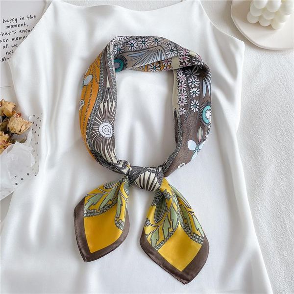 scarves 2021 vintage square scarf for women silk shawl print neckerchief female headband hair wrap foulard hijab summer bandana, Blue;gray
scarves 2021 vintage square scarf for women silk shawl print neckerchief female headband hair wrap foulard hijab summer bandana, Blue;gray