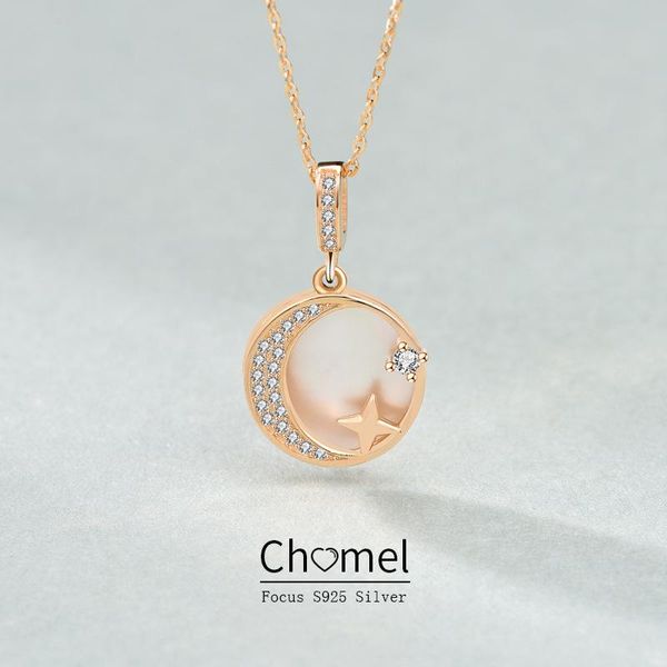 chains singapore necklace s925 pure silver female han edition personality star pendant moon collarbone chain 
chains singapore necklace s925 pure silver female han edition personality star pendant moon collarbone chain