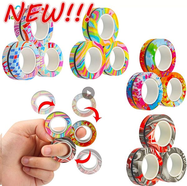 new 3pcs magnetic spinne fidget ring magnet favor fidget toys unzip antistress for children spinner rings ee
new 3pcs magnetic spinne fidget ring magnet favor fidget toys unzip antistress for children spinner rings ee