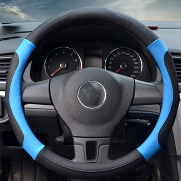 styling anti-skid car steering wheel cover perforated leather breathable accessory decoration for four seasons covers
styling anti-skid car steering wheel cover perforated leather breathable accessory decoration for four seasons covers