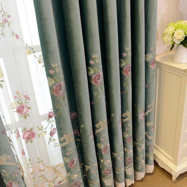 curtain & drapes high-end dutch flannel european-style embroidered curtains modern style living room bedroom finished customization
curtain & drapes high-end dutch flannel european-style embroidered curtains modern style living room bedroom finished customization