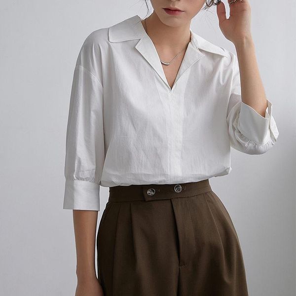 women's blouses & shirts autumn summer women fashion solid long sleeve casual loose sun female clothing office ladies blouse, White
women's blouses & shirts autumn summer women fashion solid long sleeve casual loose sun female clothing office ladies blouse, White