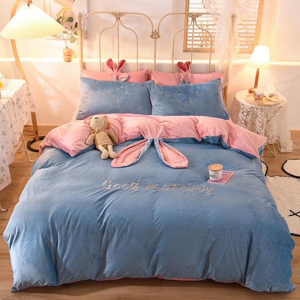 bedding sets ear blue pink white gray fleece fabric winter girl sheet bed cover double soft velvet duvet set pillowcases
bedding sets ear blue pink white gray fleece fabric winter girl sheet bed cover double soft velvet duvet set pillowcases