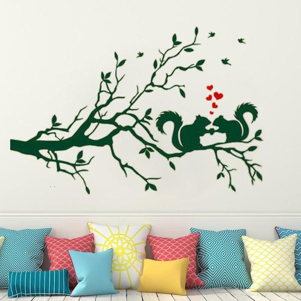 wall stickers squirrel on long tree branch animals cats 3d decals kids room home decor stylish adesivo de parede dw20987
wall stickers squirrel on long tree branch animals cats 3d decals kids room home decor stylish adesivo de parede dw20987