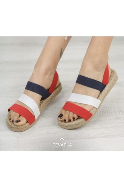 sandals women's red banded straw processing slippers, Black
sandals women's red banded straw processing slippers, Black