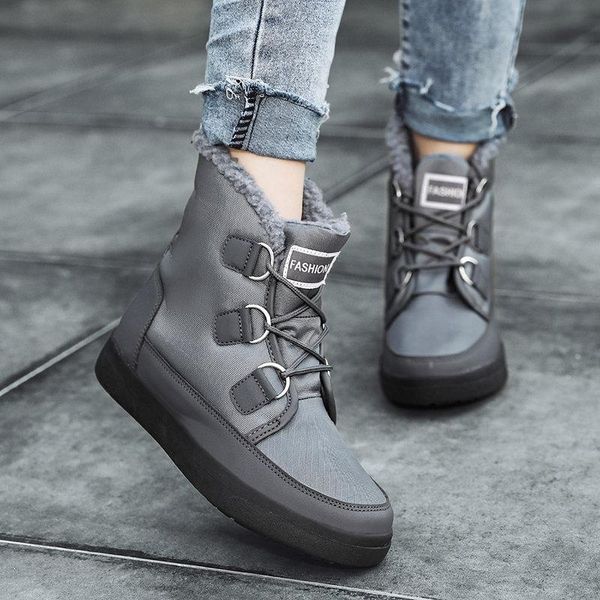 boots fashion women's luxury waterproof shoes for women 2021 plush keep warm snow woman winter platform designer b71, Black
boots fashion women's luxury waterproof shoes for women 2021 plush keep warm snow woman winter platform designer b71, Black
