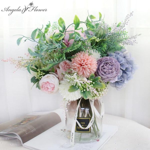 hydrangea rose peony bouquet artificial flower plants bonsai wedding decoration home deskpo props decorative flowers & wreaths
hydrangea rose peony bouquet artificial flower plants bonsai wedding decoration home deskpo props decorative flowers & wreaths