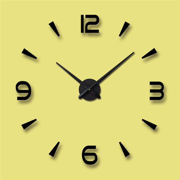wall clocks 3d diy acrylic clock european style brief quartz watch oversized black silver living room decoration
wall clocks 3d diy acrylic clock european style brief quartz watch oversized black silver living room decoration