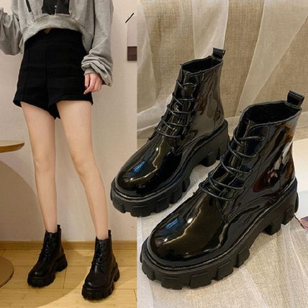 european style pu surface waterproof platform non-slip boots fashion trend high-heeled comfortable women's, Black
european style pu surface waterproof platform non-slip boots fashion trend high-heeled comfortable women's, Black