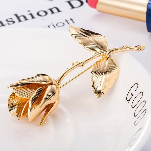 pins, brooches fashion rose brooch korean temperament flower gold sliver color suit cloth accessories custom jewelry gift, Gray
pins, brooches fashion rose brooch korean temperament flower gold sliver color suit cloth accessories custom jewelry gift, Gray
