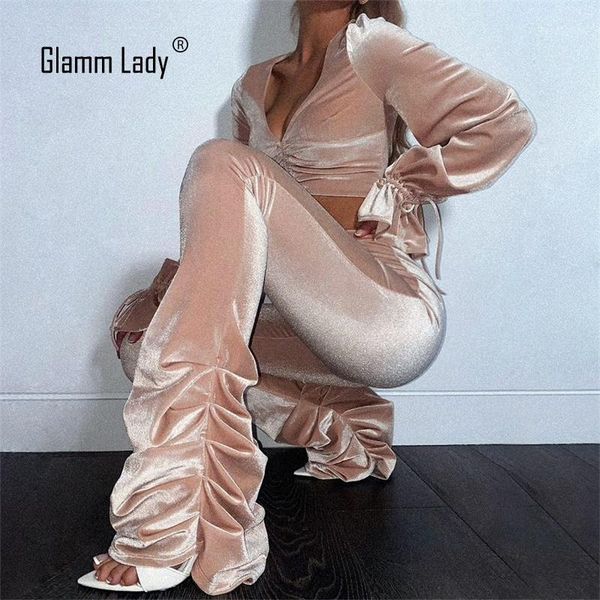 women's two piece pants glamm lady autumn winter velvet set women pink tracksuit party club casual 2 2021, White
women's two piece pants glamm lady autumn winter velvet set women pink tracksuit party club casual 2 2021, White