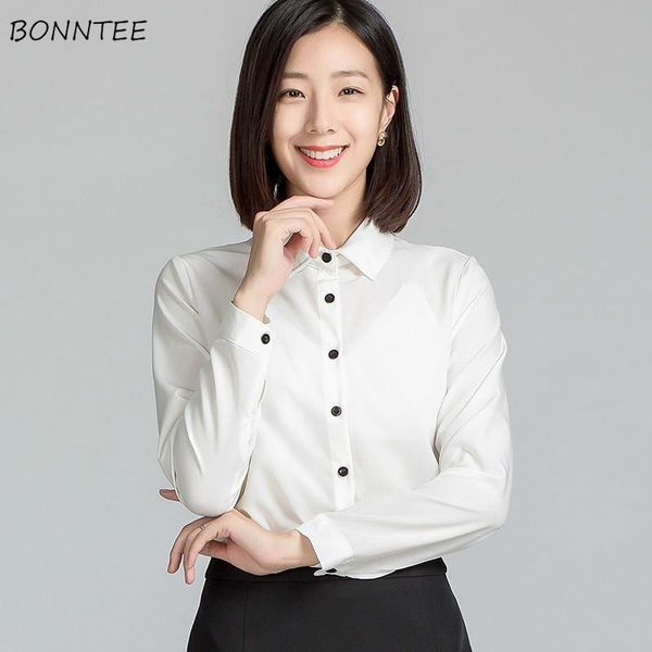 women's blouses & shirts women spring summer trendy elegant work wear office lady soft solid womens clothing chic turn-down col, White
women's blouses & shirts women spring summer trendy elegant work wear office lady soft solid womens clothing chic turn-down col, White