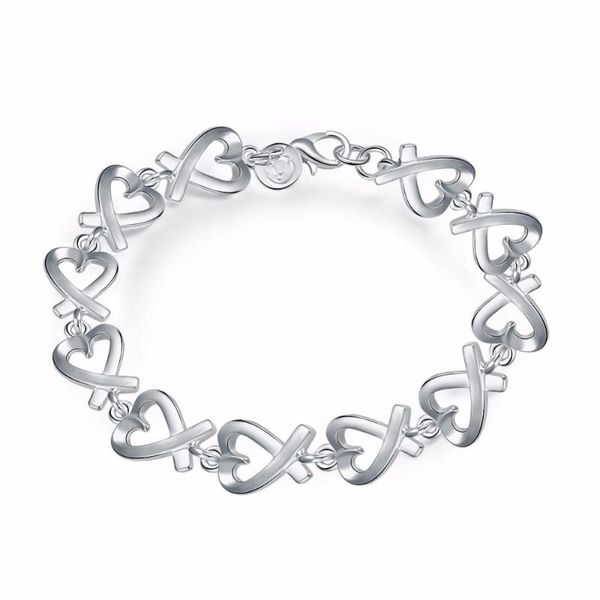 charm bracelets 925 sterling silver bracelet is not sensitive lobster buckle fashion rolo chain heart-shaped ladies jewelry, Golden;silver
charm bracelets 925 sterling silver bracelet is not sensitive lobster buckle fashion rolo chain heart-shaped ladies jewelry, Golden;silver