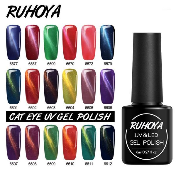 ruhoya cat's eye varnish nail gel polish 3d diy magnetic red fire soak off 8ml lacquer led uv enamel varnish1, Red;pink
ruhoya cat's eye varnish nail gel polish 3d diy magnetic red fire soak off 8ml lacquer led uv enamel varnish1, Red;pink
