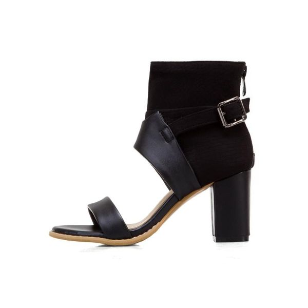 big sizefashionable high heels sandals women shoes woman summer ladies, Black 
big sizefashionable high heels sandals women shoes woman summer ladies, Black