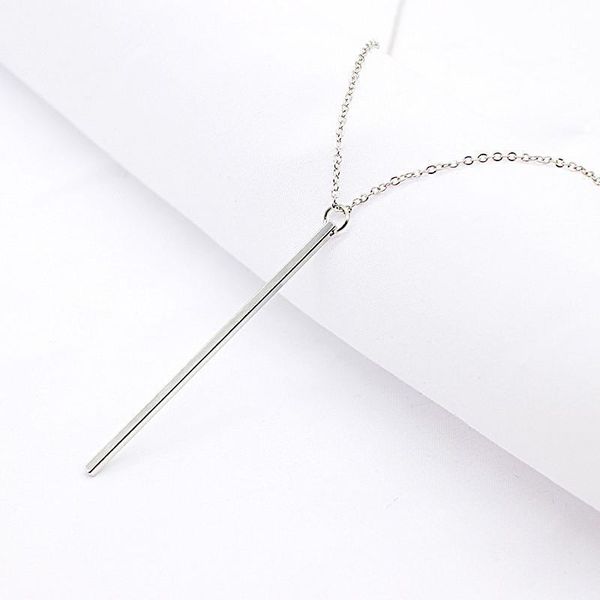 chains metal necklace for women men thick stick pendant alloy neck chain simple punk jewelry gift friends lb, Silver
chains metal necklace for women men thick stick pendant alloy neck chain simple punk jewelry gift friends lb, Silver