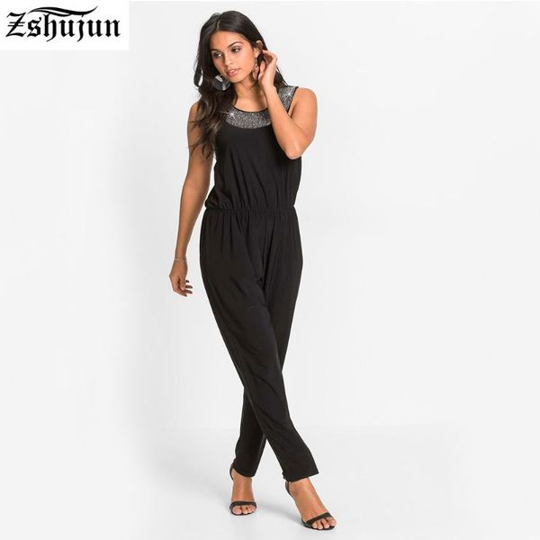 women's jumpsuits & rompers spot factory wholesale fashion beaded hanging neck loose waist a1835, Black;white
women's jumpsuits & rompers spot factory wholesale fashion beaded hanging neck loose waist a1835, Black;white