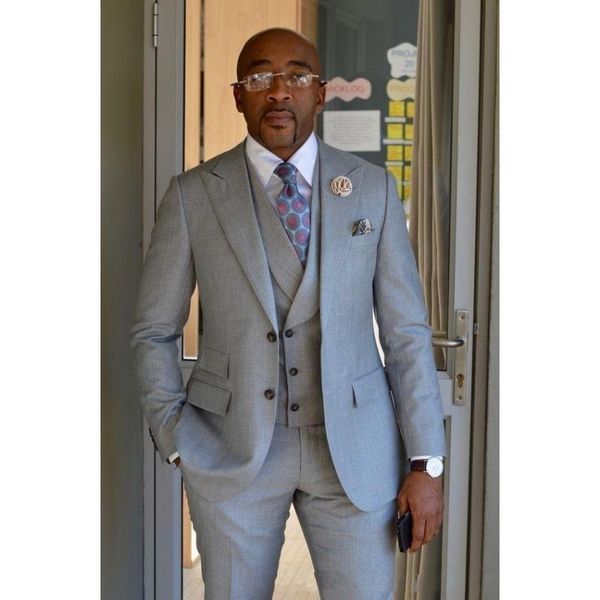 men's suits & blazers 3pcs closure collar light grey business for wedding (jacket+pants+vest)custom made men sets tailored, White;black
men's suits & blazers 3pcs closure collar light grey business for wedding (jacket+pants+vest)custom made men sets tailored, White;black