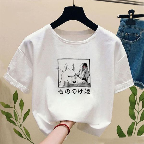 princess mononoke print ghibli studio mens t shirts and women casual short sleeve tee harajuku, White;black
princess mononoke print ghibli studio mens t shirts and women casual short sleeve tee harajuku, White;black