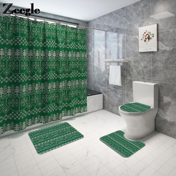 bath mats christmas printing shower curtain decoration home waterproof foot rug suit anti-slip toilet mat for bathroom 4psc
bath mats christmas printing shower curtain decoration home waterproof foot rug suit anti-slip toilet mat for bathroom 4psc