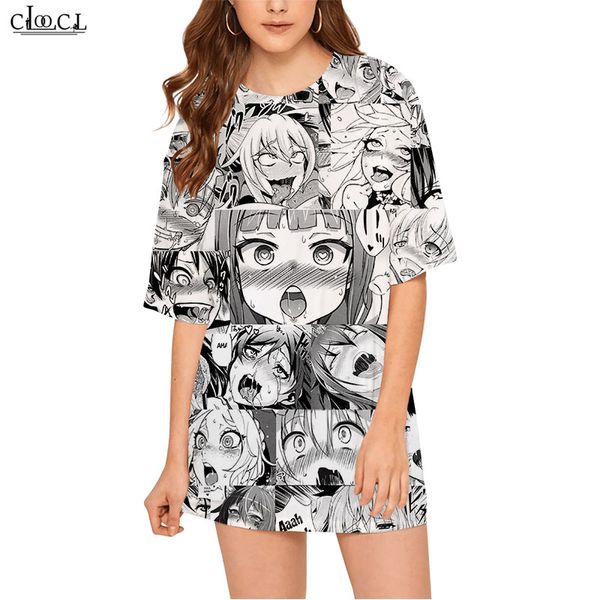 cloocl anime ahegao blushing girl fashion t shirt women's loose long t-shirt 3d printed women short sleeve summer casual, White
cloocl anime ahegao blushing girl fashion t shirt women's loose long t-shirt 3d printed women short sleeve summer casual, White