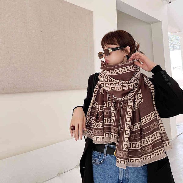 70% off design 2021 autumn and new female korean sweet contrast color warm scarf fashion dual-purpose cashmere shawl, Blue;gray
70% off design 2021 autumn and new female korean sweet contrast color warm scarf fashion dual-purpose cashmere shawl, Blue;gray