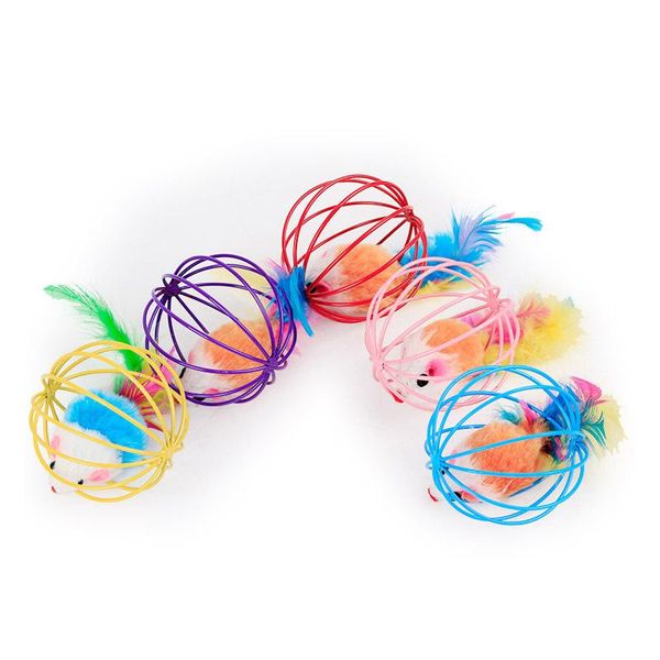 cat toys 1pc hollow ball feather mouse for cats kitten playing funny mice pet animals products
cat toys 1pc hollow ball feather mouse for cats kitten playing funny mice pet animals products