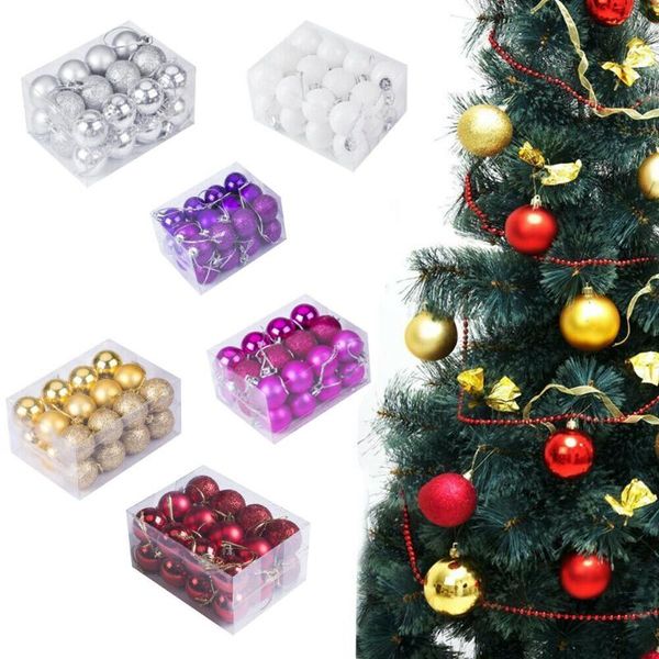 party decoration 24pcs christmas tree decor ball bauble xmas hanging ornament decorations for home gift
party decoration 24pcs christmas tree decor ball bauble xmas hanging ornament decorations for home gift