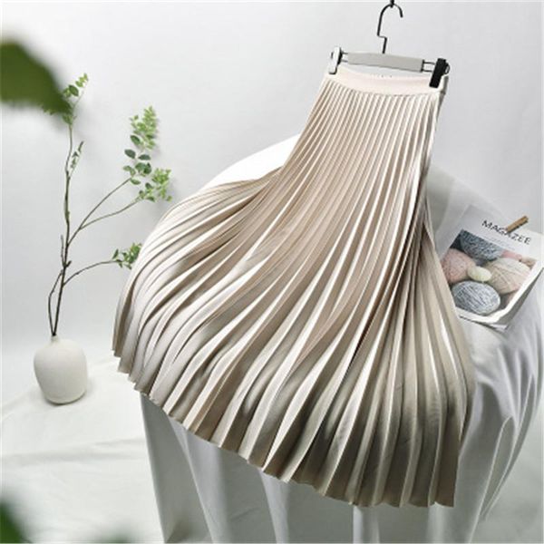 women vintage pleated midi long skirt female korean casual high waist a line chiffon mesh skirts jupe faldas multicolor 85, Black
women vintage pleated midi long skirt female korean casual high waist a line chiffon mesh skirts jupe faldas multicolor 85, Black
